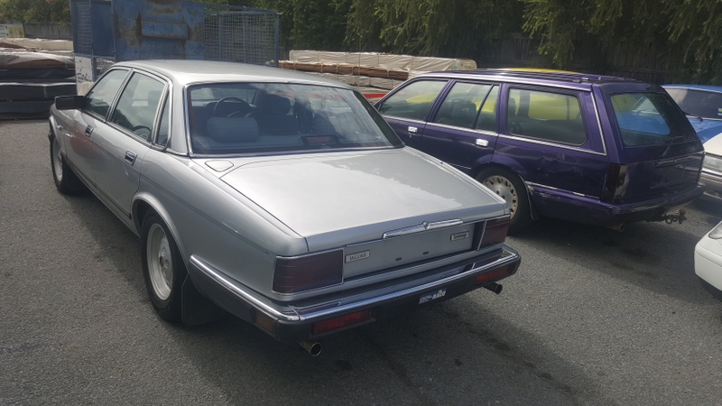 I’ve made a promise to myself to own an XJ40 as soon as I can afford one. IMO among the best looking sedans ever made. Also, a purple wagon and that blue thing was an Alfa Romeo GTA